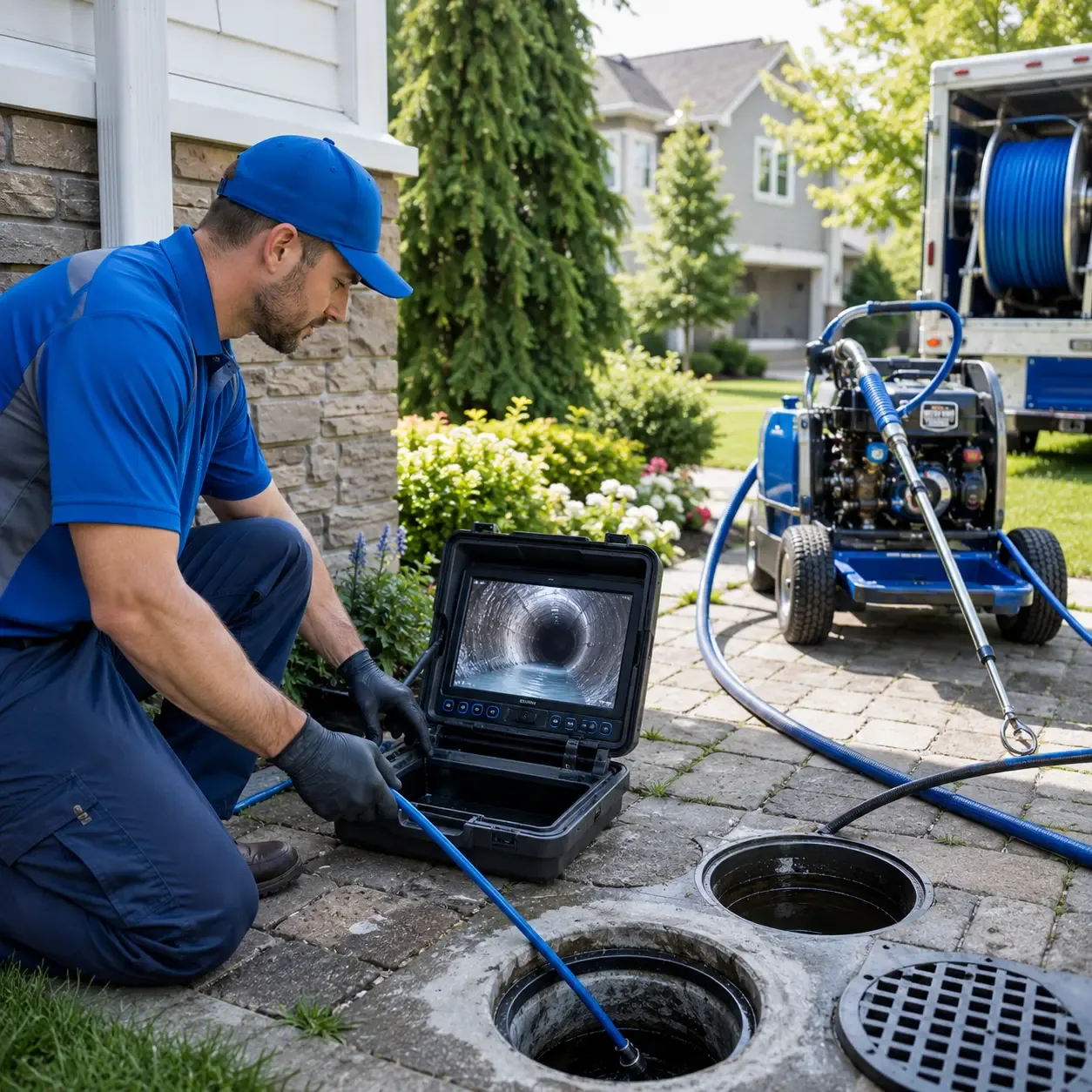 Outdoor drain cleaning professionals serving Atmore, AL